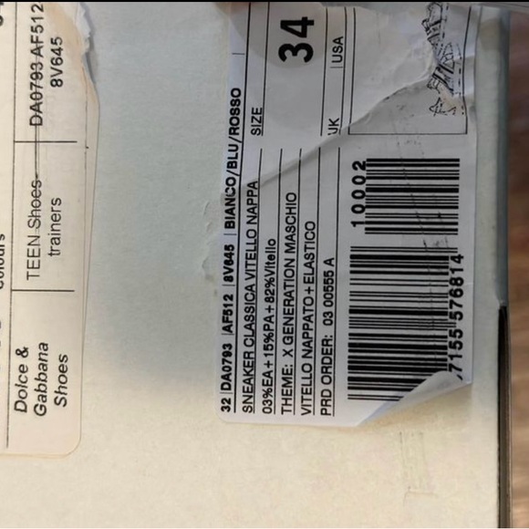 Dolce and gabbana shoes size 34 - Picture 6 of 6